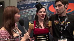 our big tit asian teen show at ae expo was insane