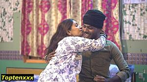 i'm this beautiful indian slut bent over for african cock creampie pounding