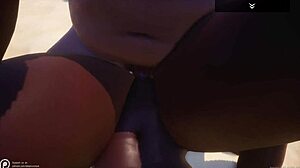 wanna watch big ass curvy ebony milf indra ride tiny dick ziad on the beach, he craves her pussy??