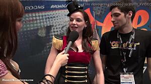 our big tit asian teen show at ae expo was insane