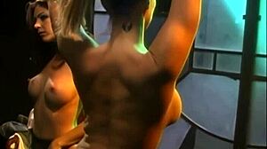 Monique and Charmane dive into each other's pussies asian style