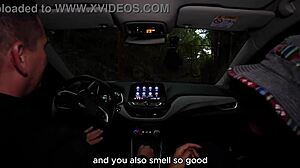 the new driver turned me on so we fucked rough in his car part 1 with camila henao