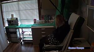 dr tampa torments petite blonde olivia kassady in lesbian hospital clinic