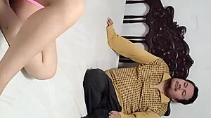 Roommate ignores her boyfriend pleas and creampies deep inside