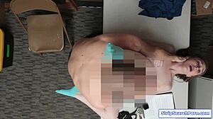 store officer strips then face fucks teen shoplifter