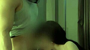 Petite Asian In Lingerie Gets Doggystyle Fucked Before Halloween Bash!