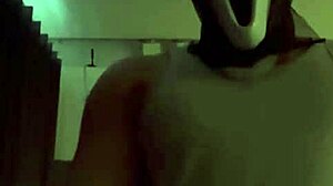 Petite Asian In Lingerie Gets Doggystyle Fucked Before Halloween Bash!