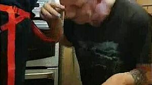 Pegging Boyfriend's Ass in Kitchen, Cornfield, Bathroom to Mouth