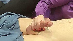 mom caught me jerking off, punished with urethral finger and strapon ass fuck