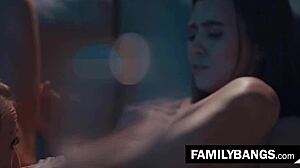 KISSING MY PETITE STEPSISTER KARLA KUSH AND JILL KASSIDY LEADS TO WET ORGASMS!