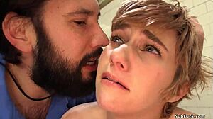 Coach and players turn journalist into gaping gangbang toy?