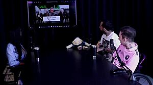 Alice Vasconcelos Teases in Sheer Red During Playful Porn Cast Brazil Interview Part 3