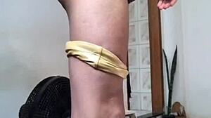 solo guy jerks off furiously until massive cumshot explosion