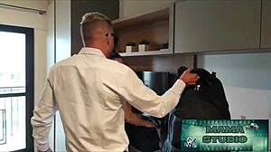 Mama wasn't home so I fucked my sister-in-law's tight ass deep - free creampie!