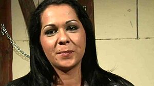 Wow busty Euro sub get your big tits dominated roughly by maledom in bondage doggystyle!