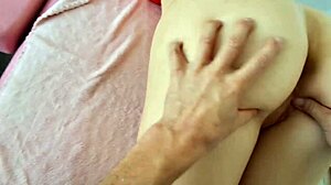 huge tits redhead red eviee gets oiled massage turning into pov creampie ride