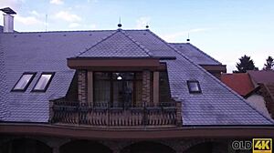 Old man pounds young fiancee in fierce heated sex