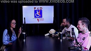 Alice Vasconcelos Teases in Sheer Red During Playful Porn Cast Brazil Interview Part 3