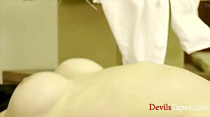 Bossy busty milf sarah vandella gropes and sucks at work