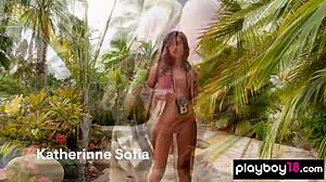 wanna see katherinne sofia strip her natural petite body outdoors?