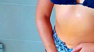 those beautiful tanned latina girls showering after beach looks so steamy and fun 😏🌊