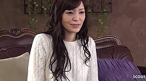 Japanese teen squirts hard in uncensored vibrator casting