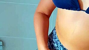 those beautiful tanned latina girls showering after beach looks so steamy and fun 😏🌊