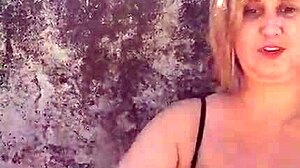 African Blonde Milf Flaunts Huge Natural Tits Big Nipples and Massive Pussy Lips on Beach