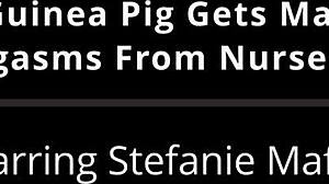 Nurse Lenna Lux Forces Hitachi Orgasms on Human Guinea Pig Patient Stefania Mafra