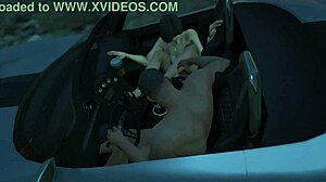 Gta 5 franklin bangs hot hooker in car service!