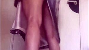 I'm fucking this satin panty-down French babe doggystyle in heels