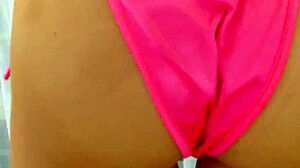 Lexi Bloom tied tight poolside takes hard cock and facial blast