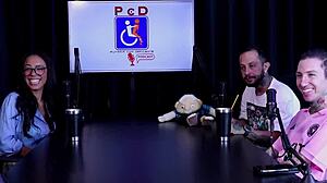 Alice Vasconcelos Teases in Sheer Red During Playful Porn Cast Brazil Interview Part 3