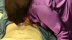 mom caught me jerking off, punished with urethral finger and strapon ass fuck