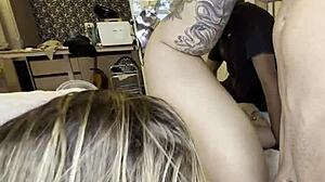 Lucky Guy Fucks Married Young Babe And Horny Milf Together