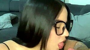 my curvy latina girlfriend in tiny dress takes hard creampie closeup