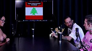 Alice Vasconcelos Teases in Sheer Red During Playful Porn Cast Brazil Interview Part 3