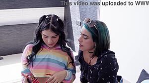 Hey kylei ellish, watch me teach hot brunette pornstar scissoring success