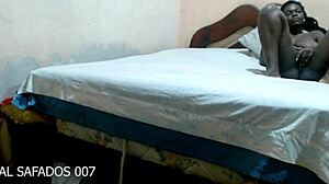 Bahia favela hottie stripped rough for full wet cock ride