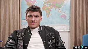 Frustrated Teacher Adira Allure Demands Student Discipline Her Firm Backside