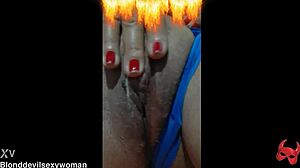 Blonde Latina Fingers Her Juicy Clit Till She Explodes!