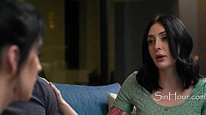 the best wife ever pregnant hooks up a hot girl for her husband to fuck while he watches