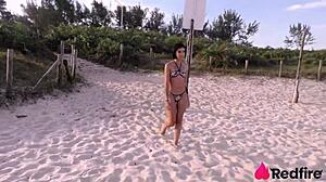 Japinha Drags Beach Pirocudo for Bareback Ass Pounding!