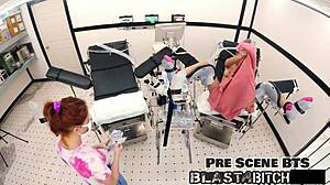 Step Sisters Spread Shaved Pussies. They Get Blasted With Hot Cum!