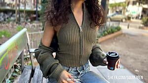 Curly Tinder Slut Lets Me Do Anything Big Ass Curvy Brunette Homemade Dirty Talk