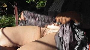 hey check out this hairy mature flashing her pussy upskirt on the train carriage part 2