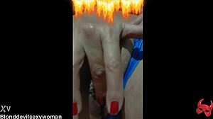 Blonde Latina Fingers Her Juicy Clit Till She Explodes!