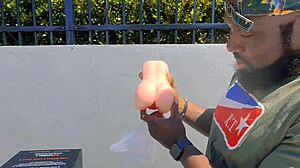 sexy lexy morgan swaps pocket pussy for bareback creampie on big tits