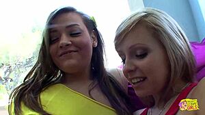 Small Titted Lesbians Lick Puffy Nipples And Tight Cunts