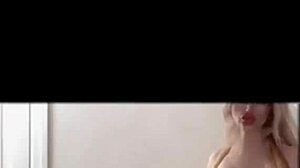 wow check out this belly dancer goddess shaking her huge belly with glasses on